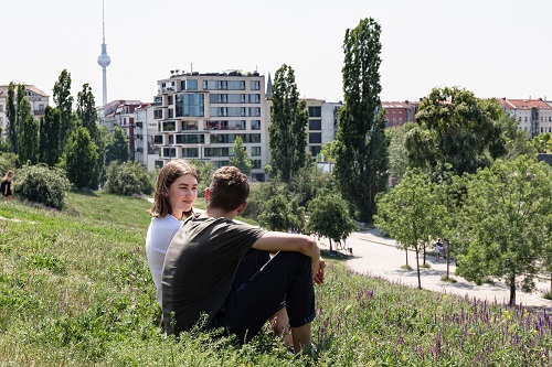 Junges Paar in Berlin